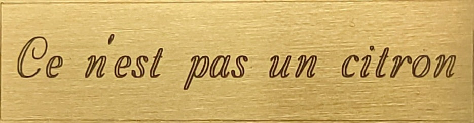 Brass Plate